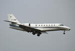 Private Cessna 680 Citation Sovereign, D-CAWB, BER, 14.11.2021