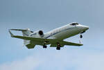 Private learjet 60R, VP-CIO, BER, 21.05.2022