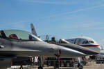 USA Air Force, F-16CM, 91-0402, F-15 E, 91-0332, Germany Air Force, Airbus A 319-133CJ, 15+03, ILA, BER, 22.06.2022
