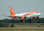 Easyjet Europe, Airbus A 319-111, OE-LQM, BER, 04.06.2022