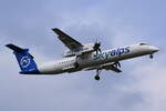 OE-LGJ , SkyAlps , Bombardier DHC-8-402Q Dash 8 , 25.09.2022 , Berlin-Brandenburg  Willy Brandt  , BER , 