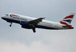 British Airways, Airbus A 319-131, G-EUPN, BER, 19.08.2022