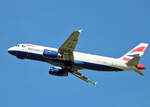 British Airways, Airbus A 320-232, G-EUYA, BER, 13.08.2023