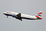 British Airways, Airbus A 320-232, G-EUUL, BER, 07.04.2024