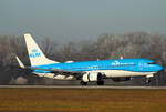 KLM, Boeing B 737-8K2, PH-BXW, BER, 19.01.2025