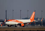 Easyjet Airbus A 320-214, G-EZOT, BER, 22.02.2025