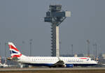 British Airways, ERJ-190-100SR, G-LCAF, BER, 22.03.2025