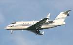Salem Aviation Canadair Challenger 601-3H VP-CCR im Landeanflug auf den Flughafen Berlin-Schnefeld am 09.11.2008