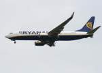 Ryanair B 737-8AS RI-EBY im Landeanflug auf den Flughafen Berlin-Schnefeld am 05.07.2009