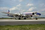 Flying Bulls DC-6B N996DM am 08.06.2020 auf der ILA in Berlin-Schnefeld