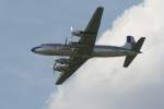 Flying Bulls DC-6B N996DM bei der Flugvorfhrung auf der ILA in Berlin-Schnefeld am 09.06.2010