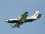 Fabry Air Cooperation Sacota TBM 850 N850FA im Landeanflug in Berlin-Schnefeld am 07.06.2010