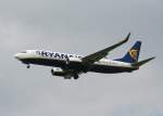 Ryanair B 737-8AS EI-DLK im Landeanflug in Berlin-Schnefeld am 07.06.2010