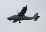 Tecnam P2006T MMA ( Multi Mission Aircraft )OE-FAT im Landeanflug in Berlin-Schnefeld am 07.06.2010