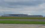 Noch ist es nicht fertig, aber das wird sich bald ndern, denn die Bauarbeiten am neuen Terminal des zuknftigen Hauptstadt-Airports Berlin Brandenburg Internationl gehen (reativ) gut voran (Copyright