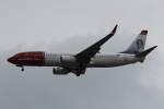 Norwegian Air Shuttle B 737-86N LN-NOP bei der Landung in Berlin-Schnefeld am 03.08.2012