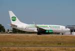 Germania B 737-75B D-AGEP nach der Landung in Berlin-Schnefeld(BER) am 05.06.2015