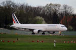 Air France, Airbus A 321-212, F-GTAT, TXL, 14.04.2017