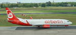 D-ABKA. Air Berlin. Boing 737-82R. TXL. Foto:19.08.2017