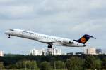 Lufthansa Regional (CiyLine) Canadair Regjet CRJ701ER D-ACPA   Westeland/Sylt  beim Start in Berlin-Tegel am 26.07.2009