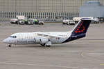 Brussels Airlines, OO-DJZ, BAe Avro RJ85, msn: E2305, 10.April 2012, TXL Berlin Tegel, Gemramy.
