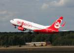 Air Berlin B 737-76J(WL) D-AGEC beim Start in Berlin-Tegel am 14.08.2009