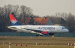 Air Serbia, Airbus A 319-132, YU-APF, TXL, 17.02.2019