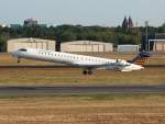 Eurowings Canadair Regjet CRJ900LR Next Generation D-ACND beim Start in Berlin-Tegel am 30.08.2009