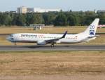 SunExpress B 737-86N TC-SUV beim Start in Berlin-Tegel am 30.08.2009
