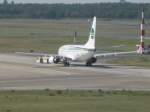 Boeing 737-300 der Germania beim Taxiing in Berlin-Tegel