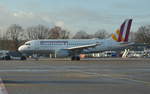 Airbus A319-112–D-AKNL-Eurowings ist gerade am 03.12.2019 in Berlin Tegel gelandet.
