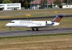 Lufthansa Regional (Eurowings) Canadair Regjet CRJ200LR D-ACRO beim Start in Berlin-Tegel am 12.09.2009