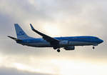 KLM, Boeing B 737-8K2, PH-BCK, TXL, 30.11.2019