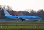 KLM, Boeing B 737-8K2, PH-BXY, TXL, 30.11.2019