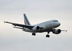 Air France, Airbus A 318-111, F-GUGH, TXL,15.02.2020
