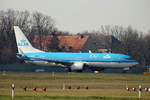 KLM, Boeing B 737-8K2, PH-BXN, TXL, 05.03.2020