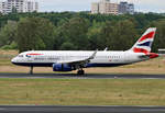 British Airways, Airbus A 320-232, G-EUYO, TXL, 05.07.2020