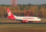 Air Berlin B 737-76J D-ABLC nach der Landung in Berlin-Tegel am 31.10.2009