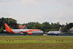 Easyjet Europe, Airbus A 320-214, OE-IZE, British Airways, Airbus A 319-131, G-EUPT, TXL, 04.09.2020