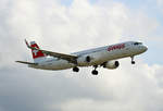 Swiss, Airbus A 321-212, HB-IOO, TXL, 04.09.2020
