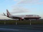 Air Berlin B 737-86J(WL)D-ABBI am frhen Morgen des 21.11.2009 auf dem Flughafen Berlin-Tegel