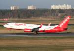 Air Berlin B 737-808 D-ABBX beim Start in Berlin-Tegel am 05.12.2009