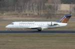 Lufthansa Regional(Eurowings) Canadair Regjet CRJ200LR  D-ACRH  Herzogenaurach  nach der Landung in Berlin-Tegel am 27.02.2010