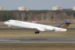 Contact Air Fokker 100 D-AFKD beim Start in Berlin-Tegel am 27.02.2010