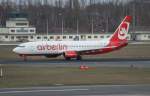 Air Berlin B 737-86J  D-ABBE beim Start in Berlin-Tegel am 27.02.2010