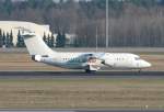 Hemus Air BAe 146-200 LZ-HBB nach der Landung in Berlin-Tegel am 03.04.2010
