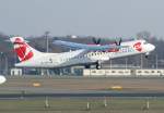 CSA ATR-72-202 OK-XFC beim Start in Berlin-Tegel am 03.04.2010