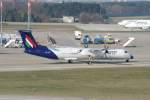 Malev De Havilland Canada DHC-8-402Q HA-LQC am 03.04.2010 auf dem Flughafen Berlin-Tegel