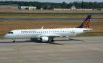 Augsburg Airways Embraer ERJ-195LR D-AEMC am 03.07.2010 auf dem Flughafen Berlin-Tegel