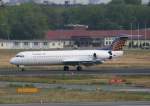 Contact Air Fokker 100 D-AFKD nach der Landung in Berlin-Tegel am 31.07.2010